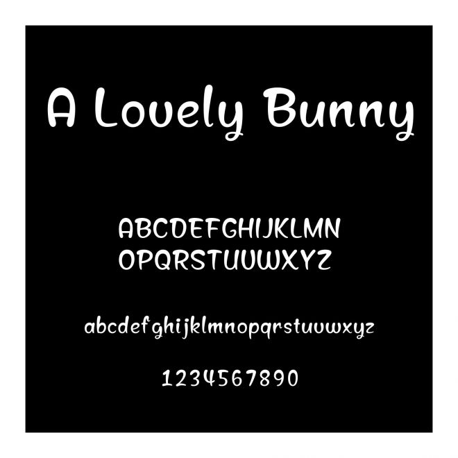 A Lovely Bunny