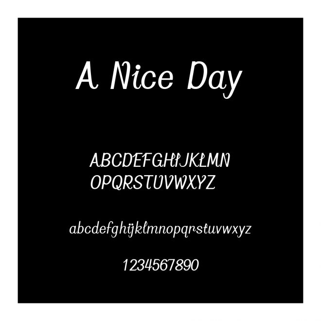 A Nice Day