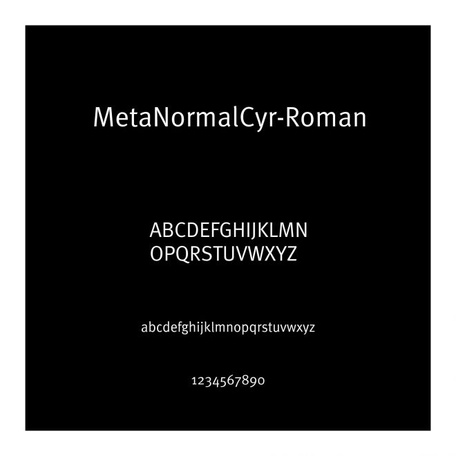 MetaNormalCyr-Roman