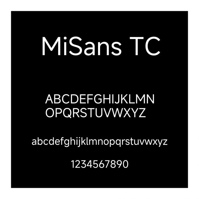 MiSans TC
