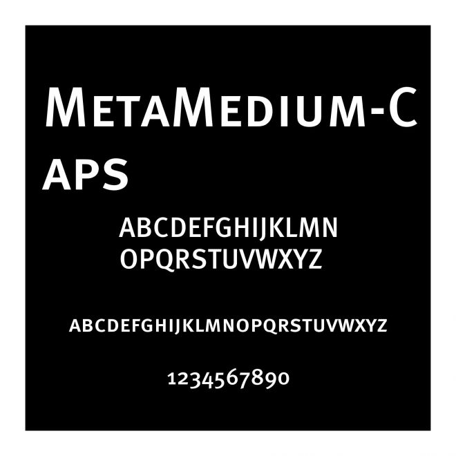 MetaMedium-Caps