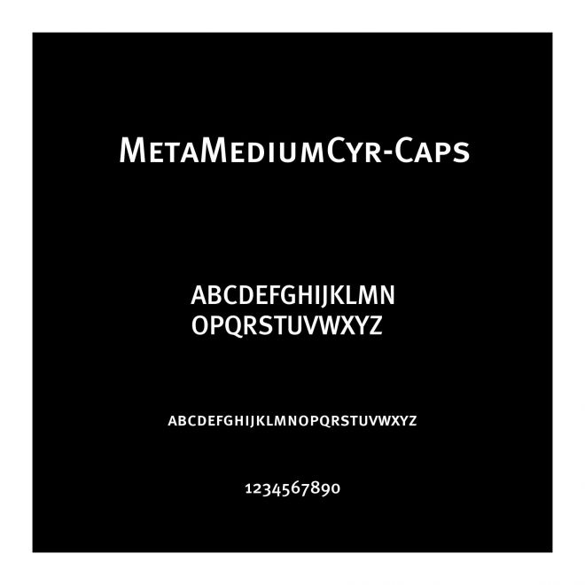 MetaMediumCyr-Caps