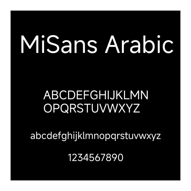MiSans Arabic