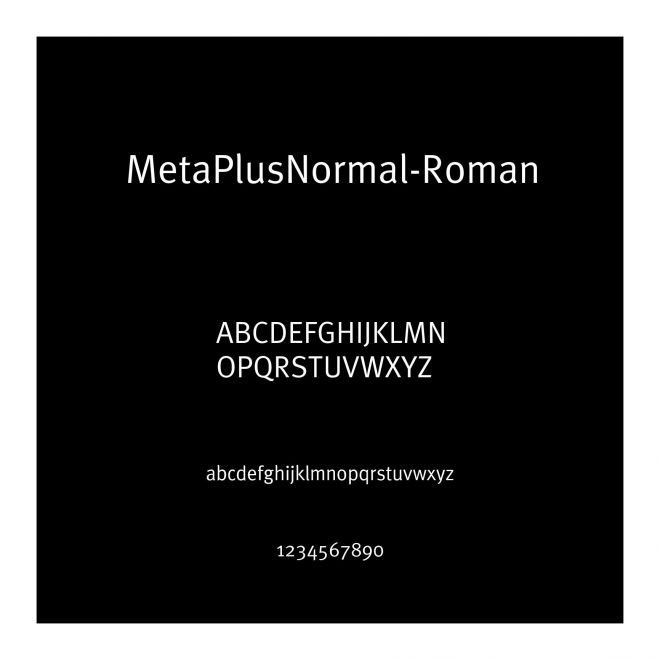 MetaPlusNormal-Roman