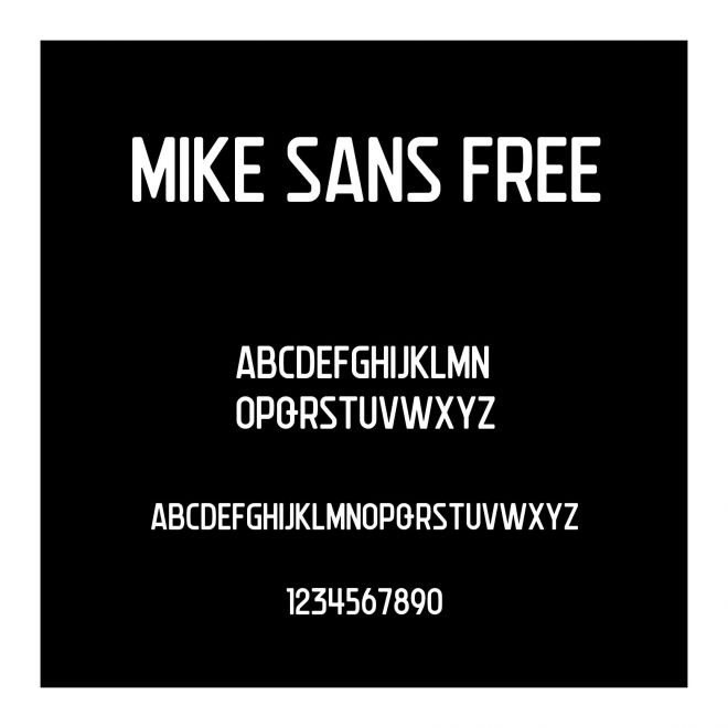 Mike Sans Free