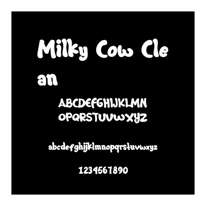 Milky Cow Clean