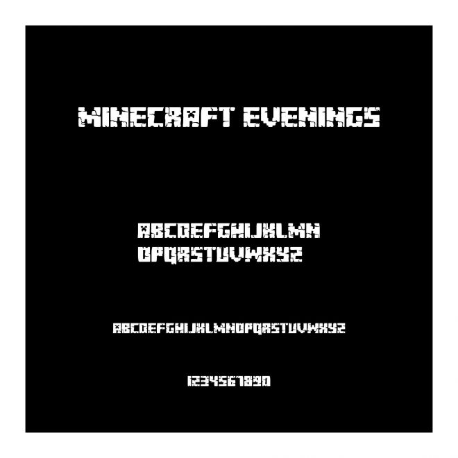 Minecraft Evenings