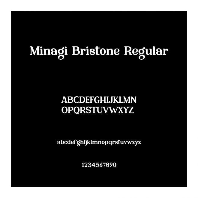 Minagi Bristone Regular