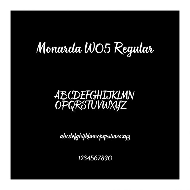 Monarda W05 Regular