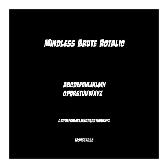 Mindless Brute Rotalic