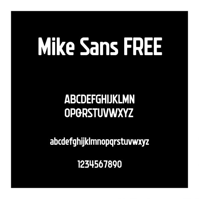 Mike Sans FREE