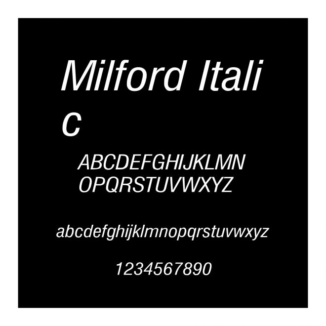 Milford Italic