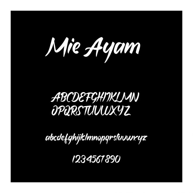 Mie Ayam