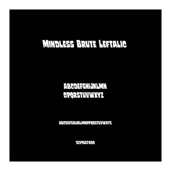 Mindless Brute Leftalic