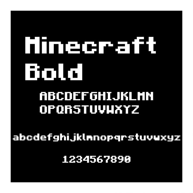 Minecraft Bold