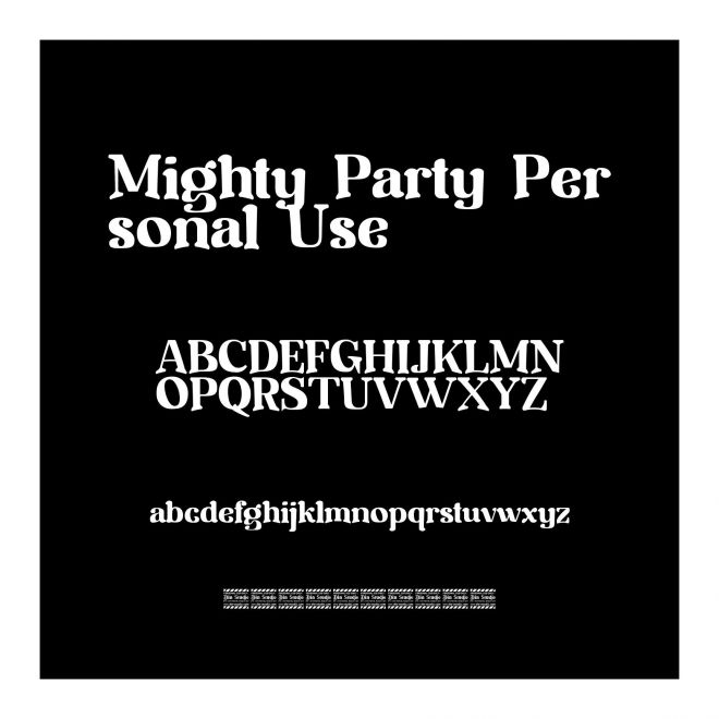 Mighty Party Personal Use