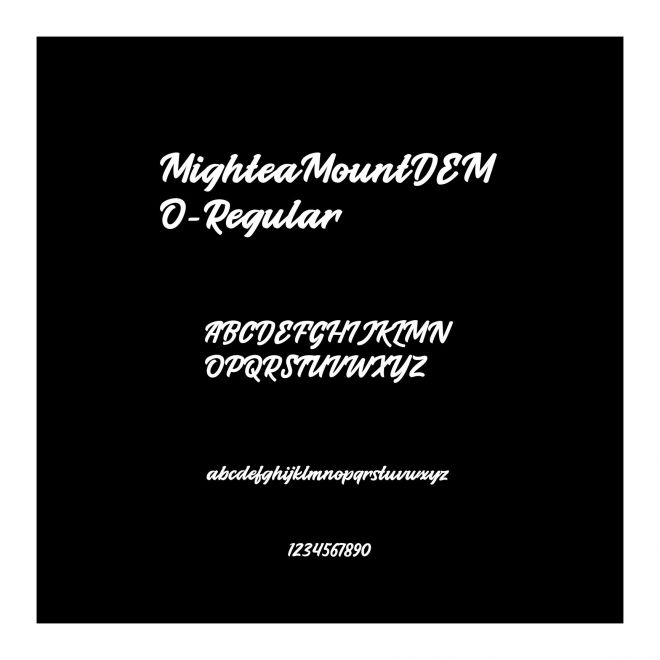MighteaMountDEMO-Regular