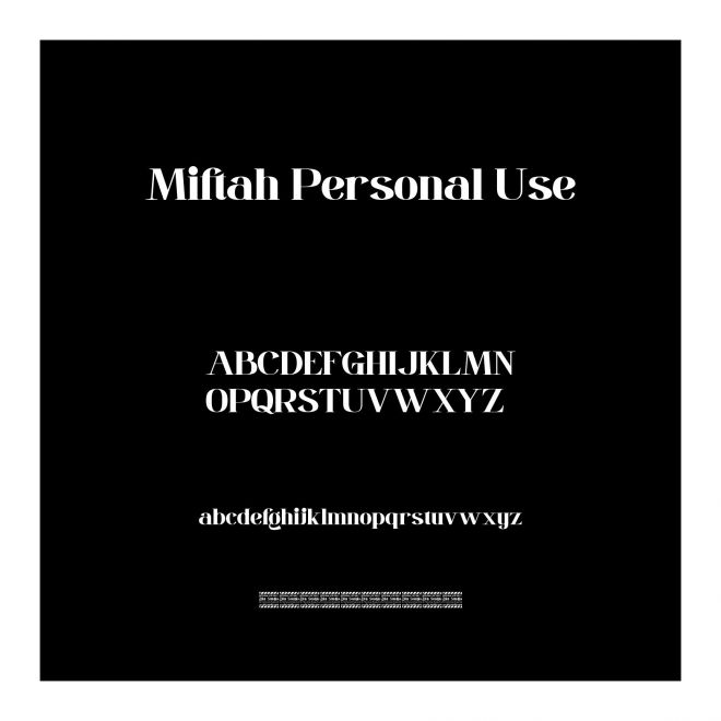 Miftah Personal Use