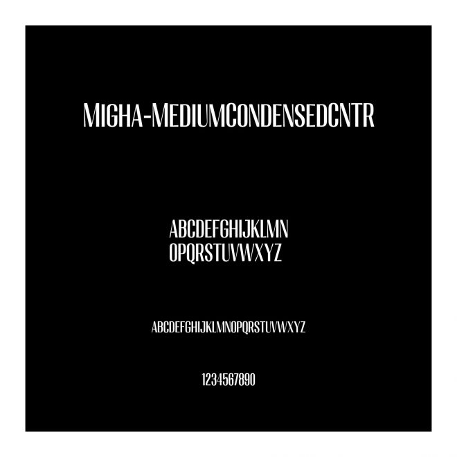 Migha-MediumCondensedCNTR