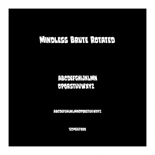 Mindless Brute Rotated