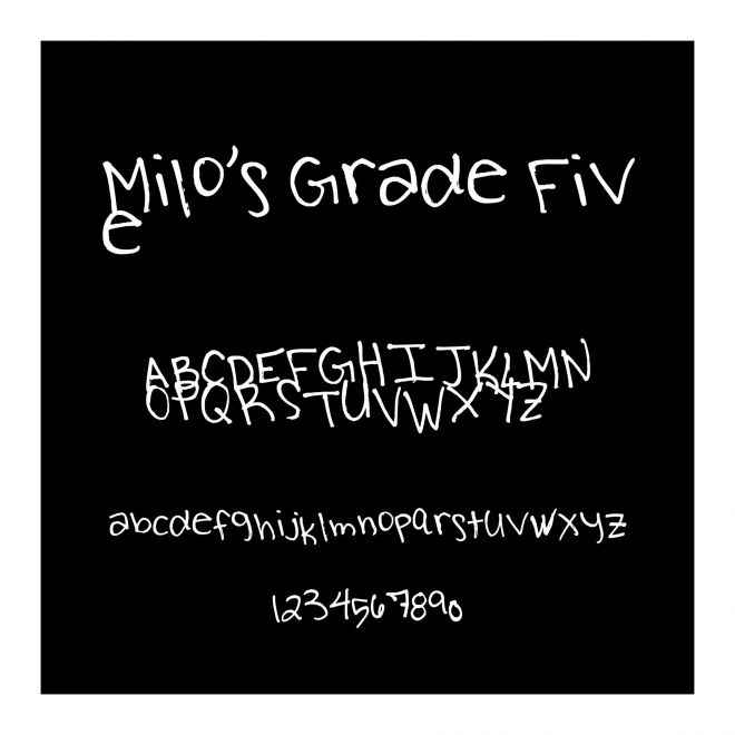 Milo's Grade Five