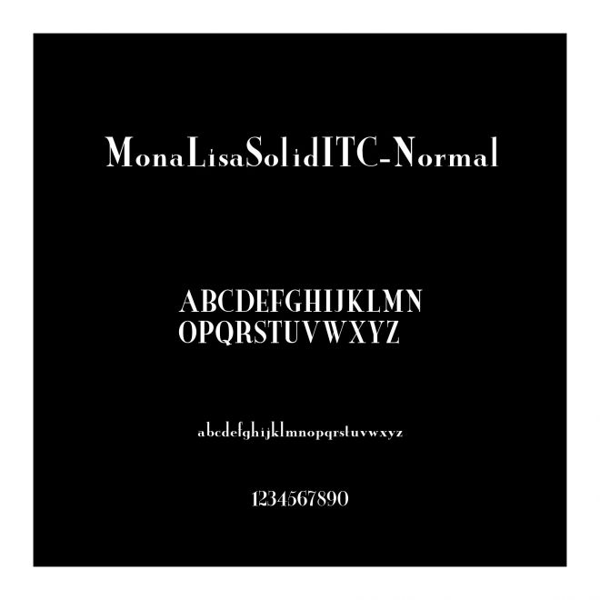 Mona Lisa SolidITC-Normal