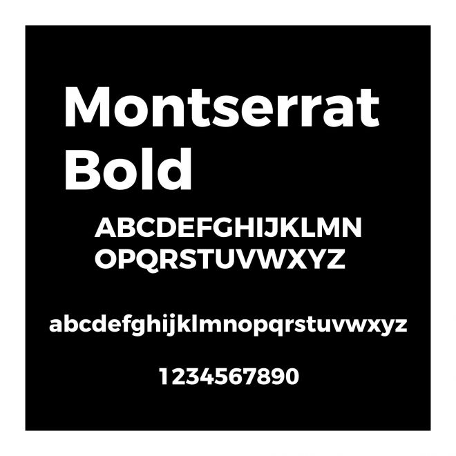 Montserrat Bold