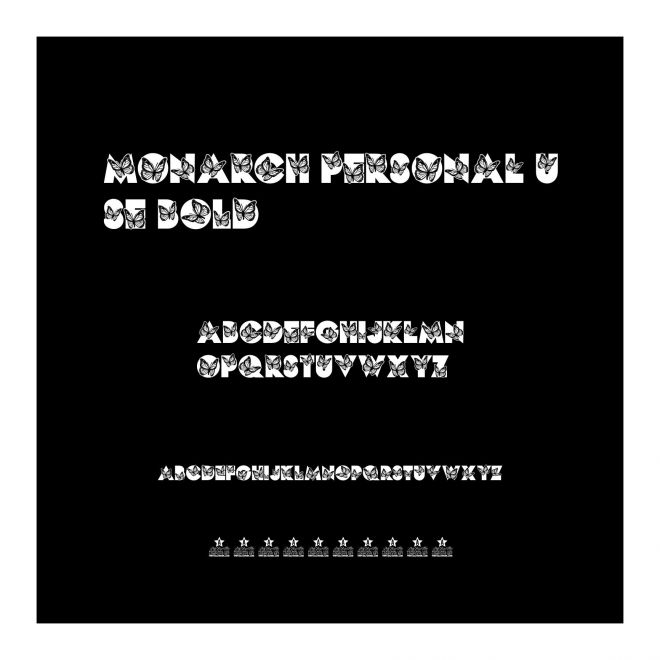 MONARCH PERSONAL USE Bold