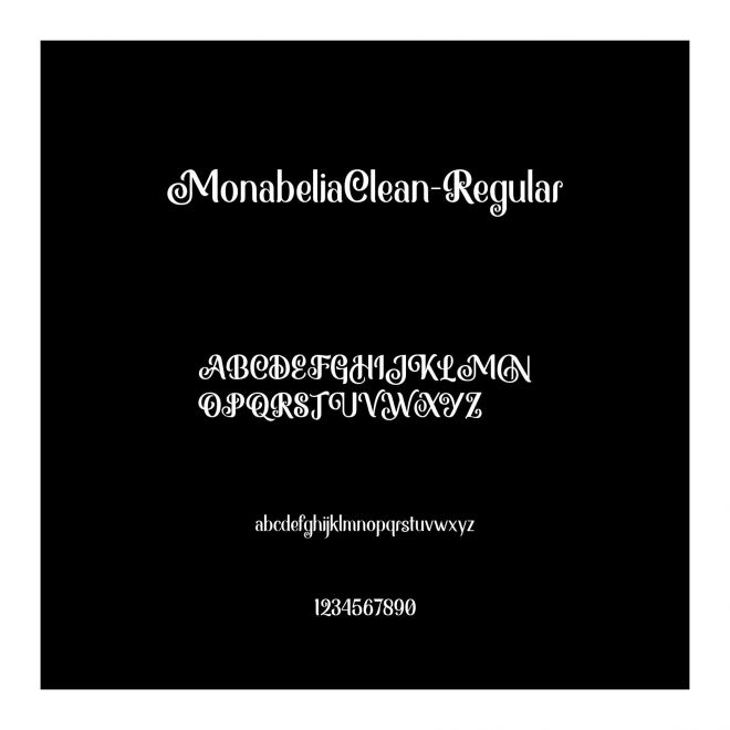 MonabeliaClean-Regular