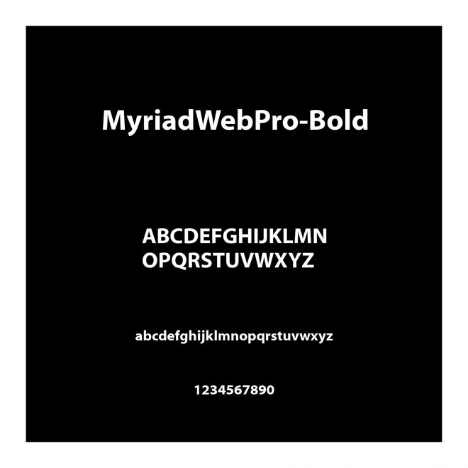 MyriadWebPro-Bold
