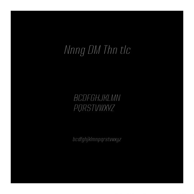 Nanueng DEMO Thin Italic