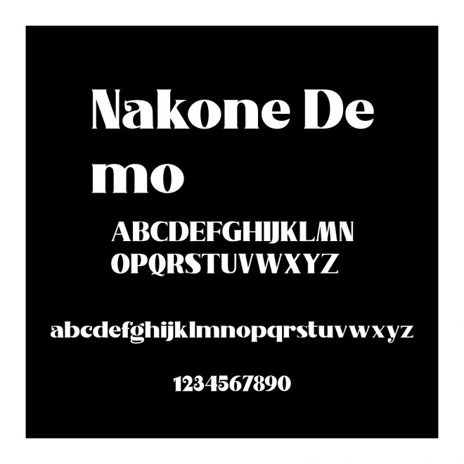 Nakone Demo