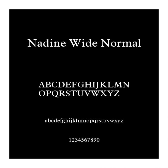 Nadine Wide Normal