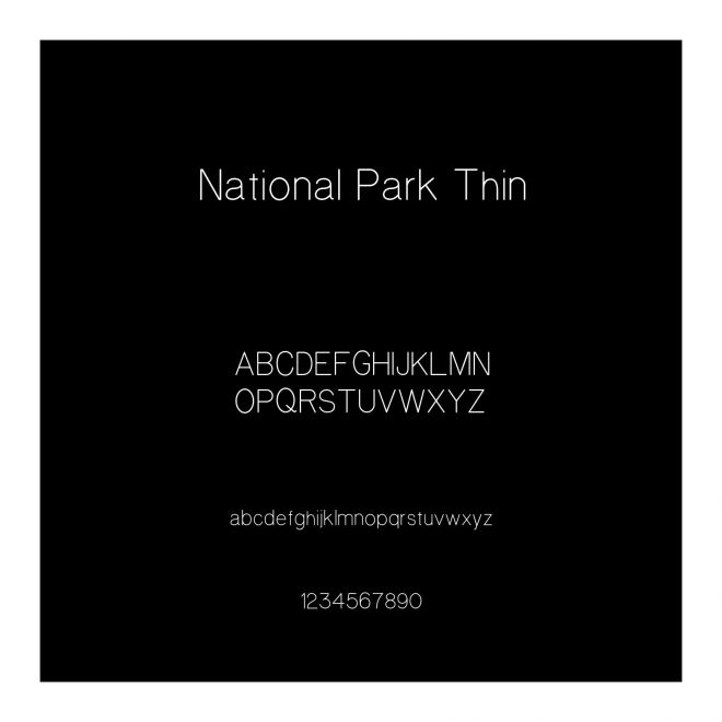 National Park Thin