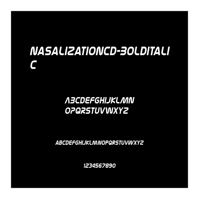NasalizationCd-BoldItalic