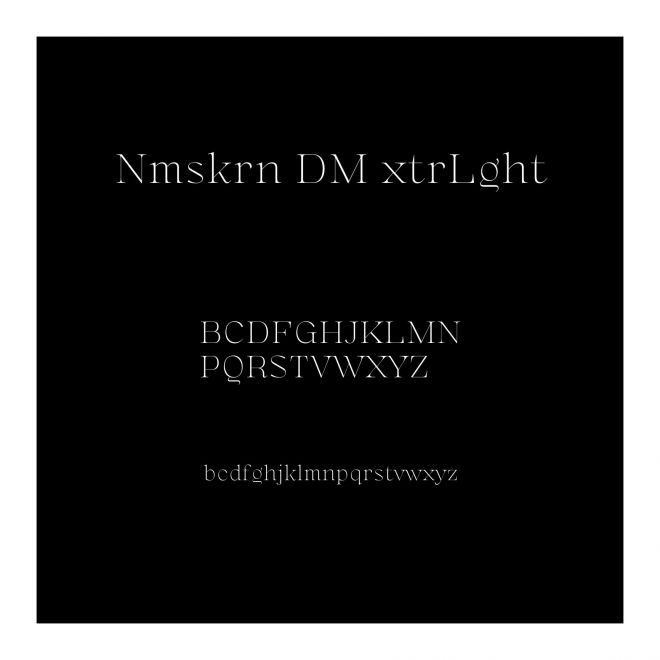 Namaskarn DEMO ExtraLight