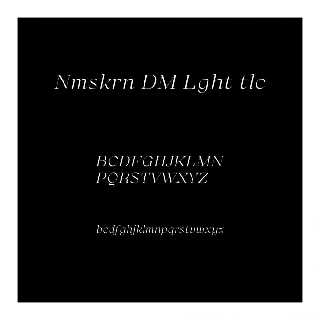 Namaskarn DEMO Light Italic