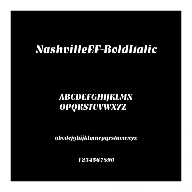 NashvilleEF-BoldItalic
