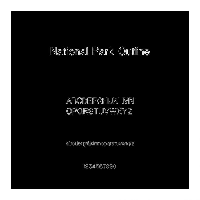National Park Outline