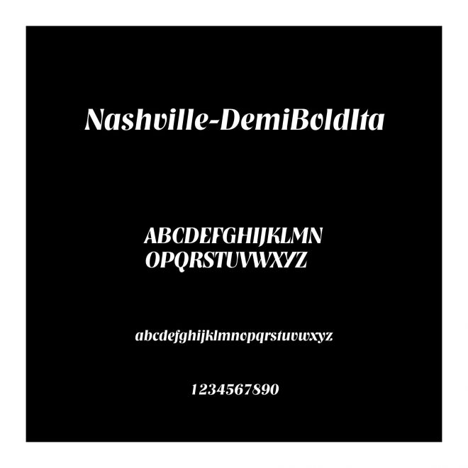 Nashville-DemiBoldIta