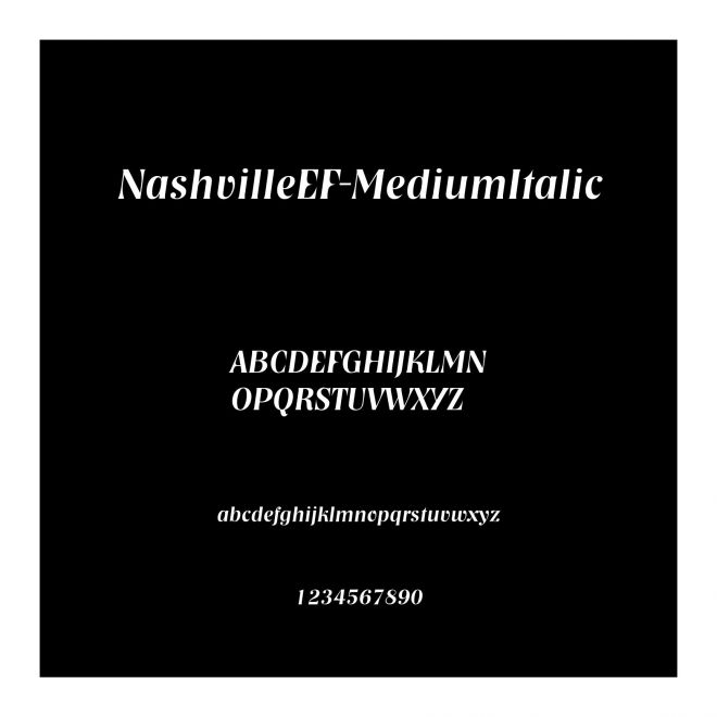NashvilleEF-MediumItalic