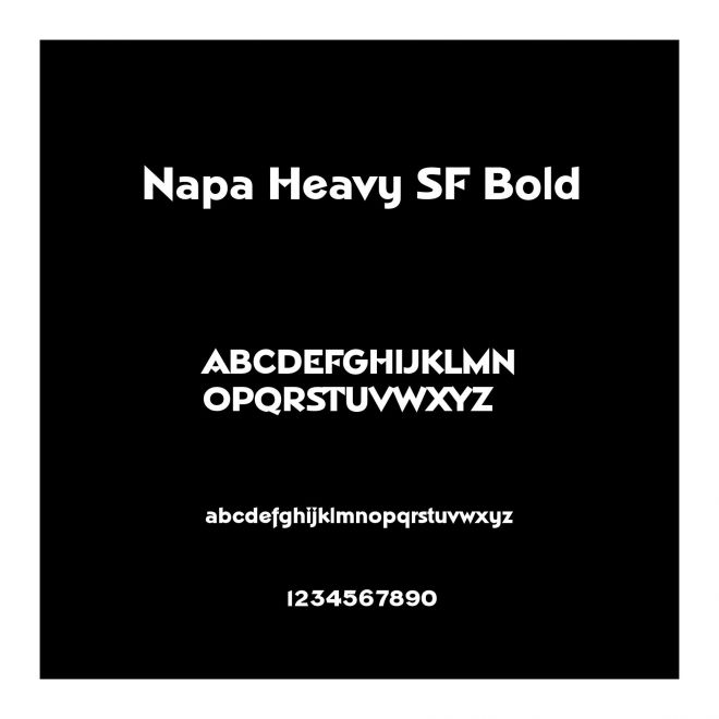 Napa Heavy SF Bold