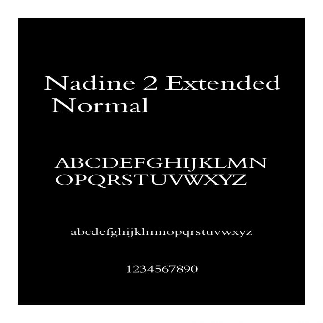 Nadine 2 Extended Normal