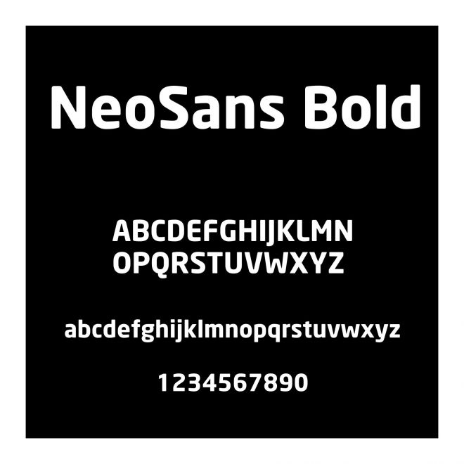 NeoSans Bold