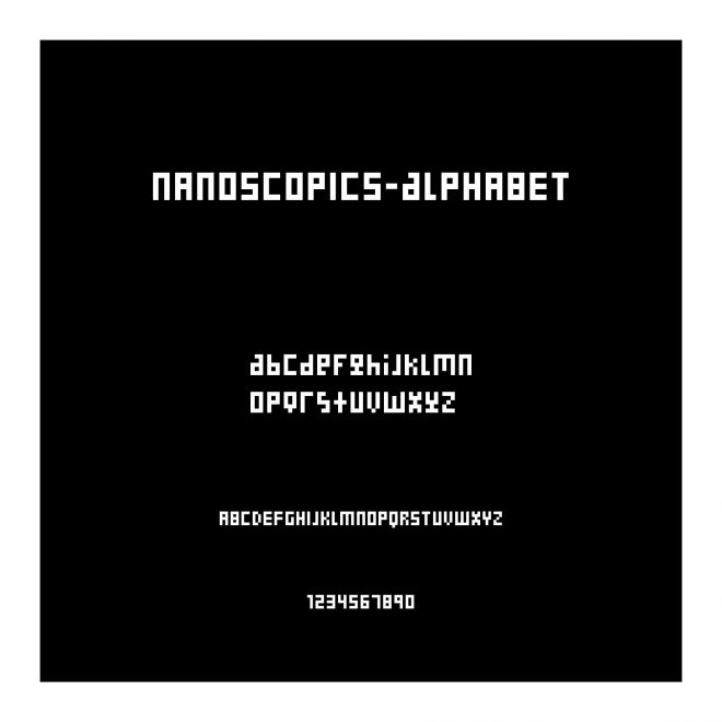 Nanoscopics-Alphabet