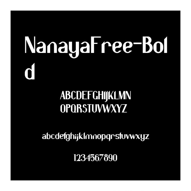 NanayaFree-Bold