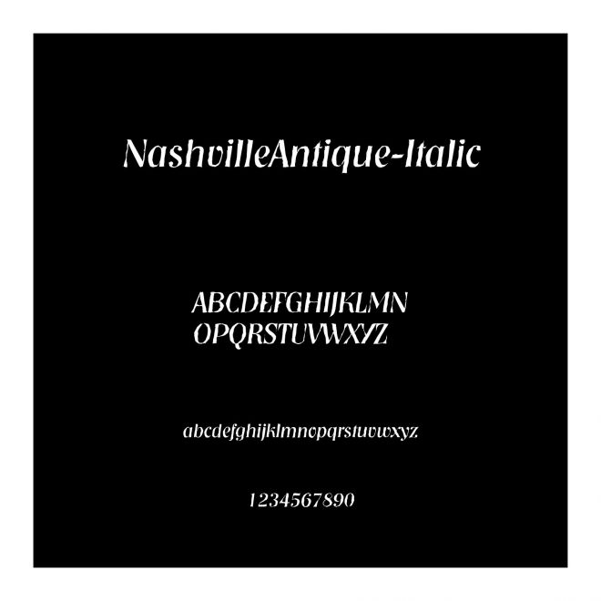 NashvilleAntique-Italic