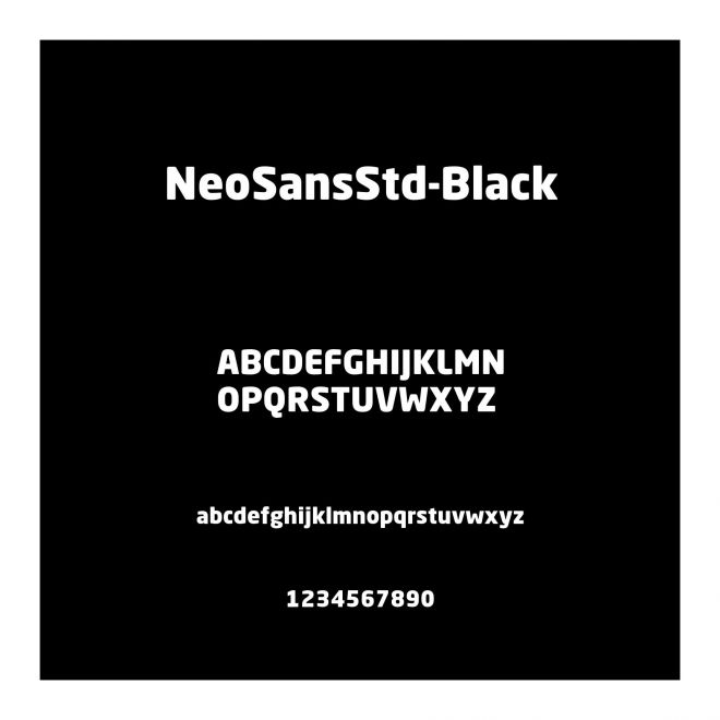 NeoSansStd-Black