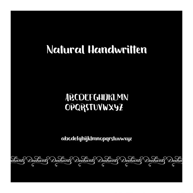 Natural Handwritten