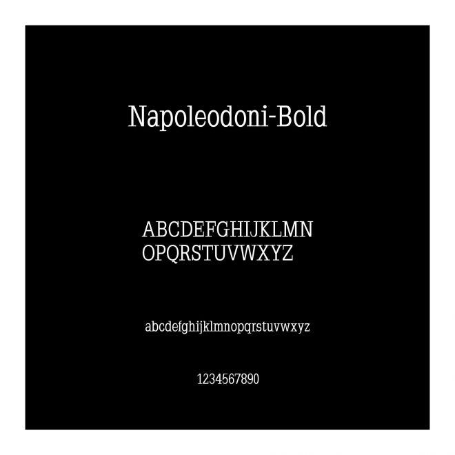 Napoleodoni-Bold